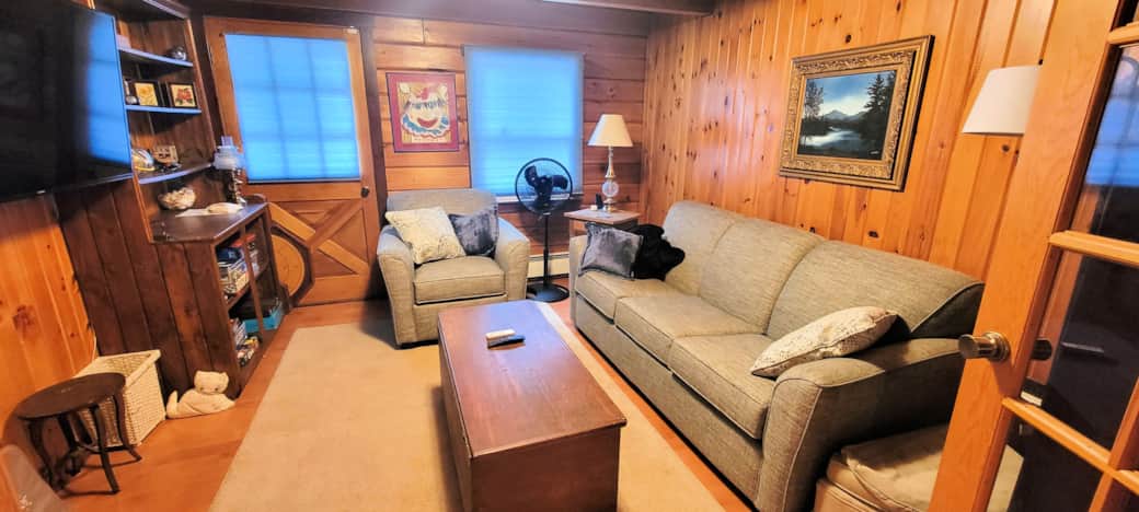TV/Game Room with Queen Pull Out Couch