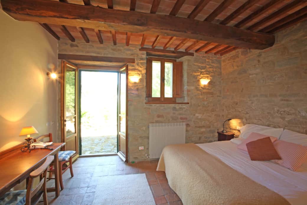 La Pietra--Ground Floor--Stone _ Gold Bedroom