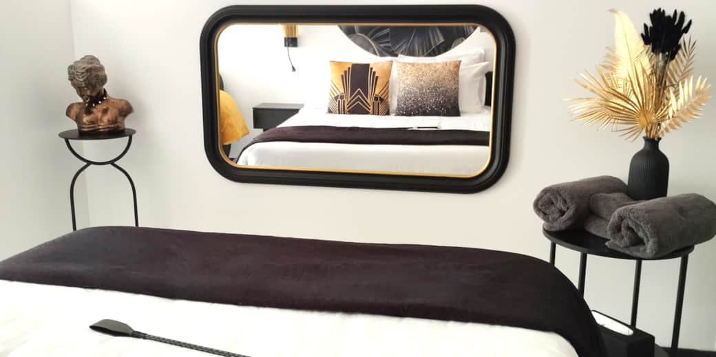 0002 Bedroom - le boudoir heliopolis - Deluxe studio - naturist village - Cap d'Agde