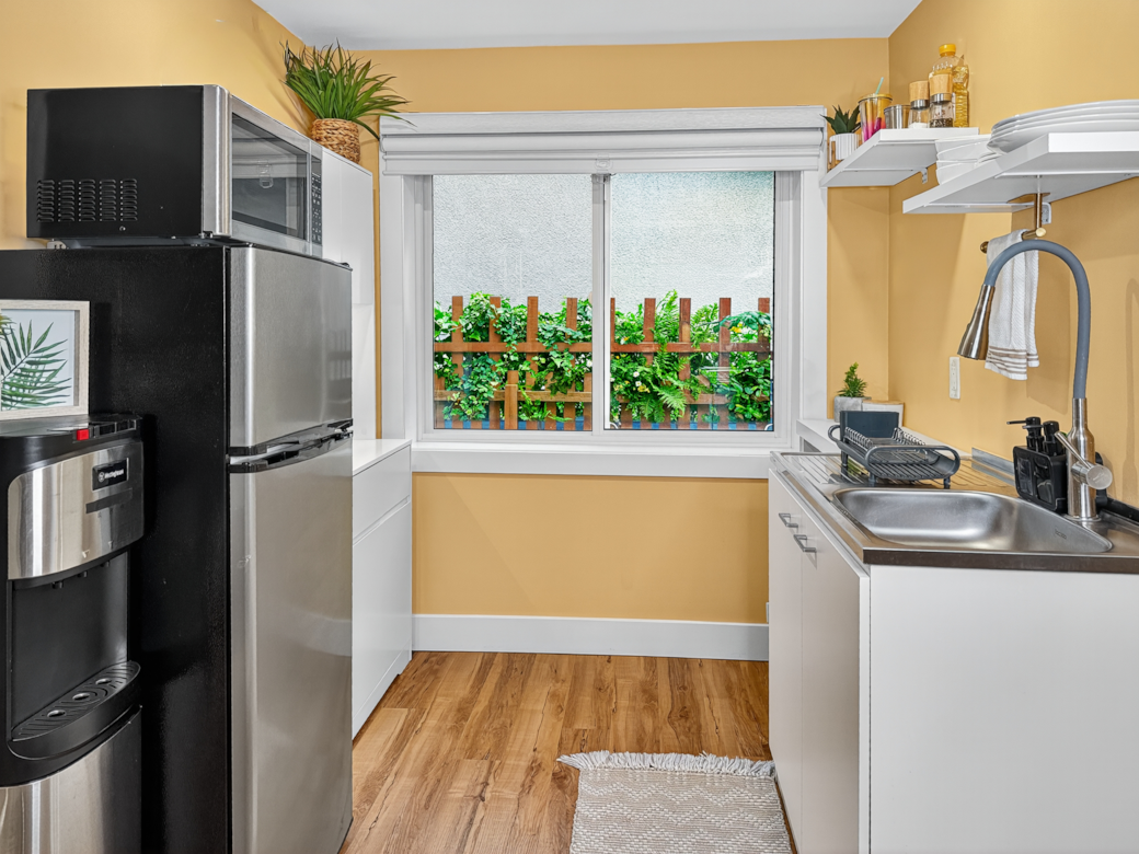 Kitchenette with Natural Light
