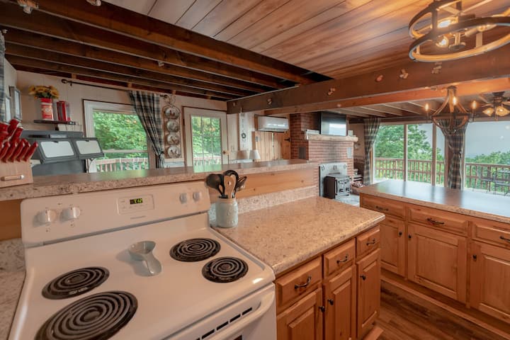 Cook up mountain memories in our fully stocked kitchen.