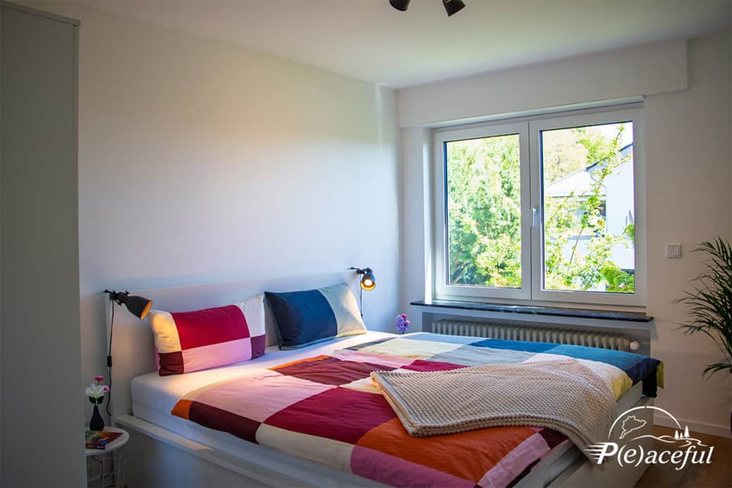 P(e)aceful Schlafzimmer