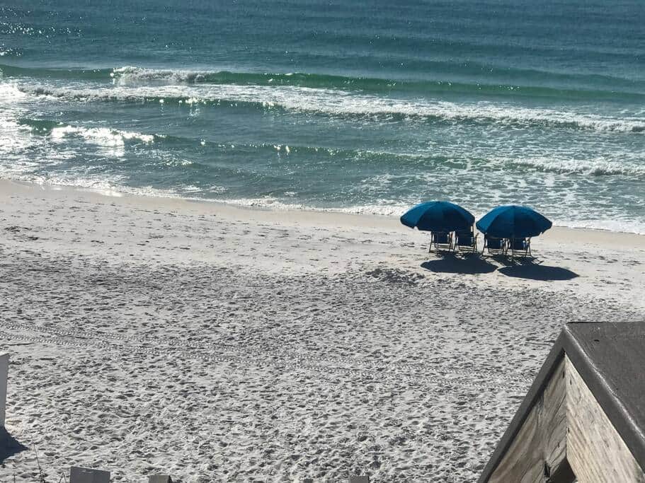 Private Beach and Beach chair and Umbral rental is available