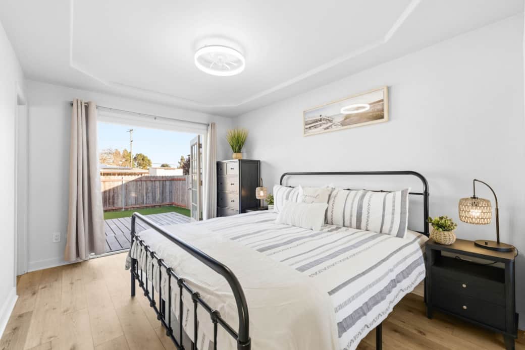 Main Bedroom - Access to Garden