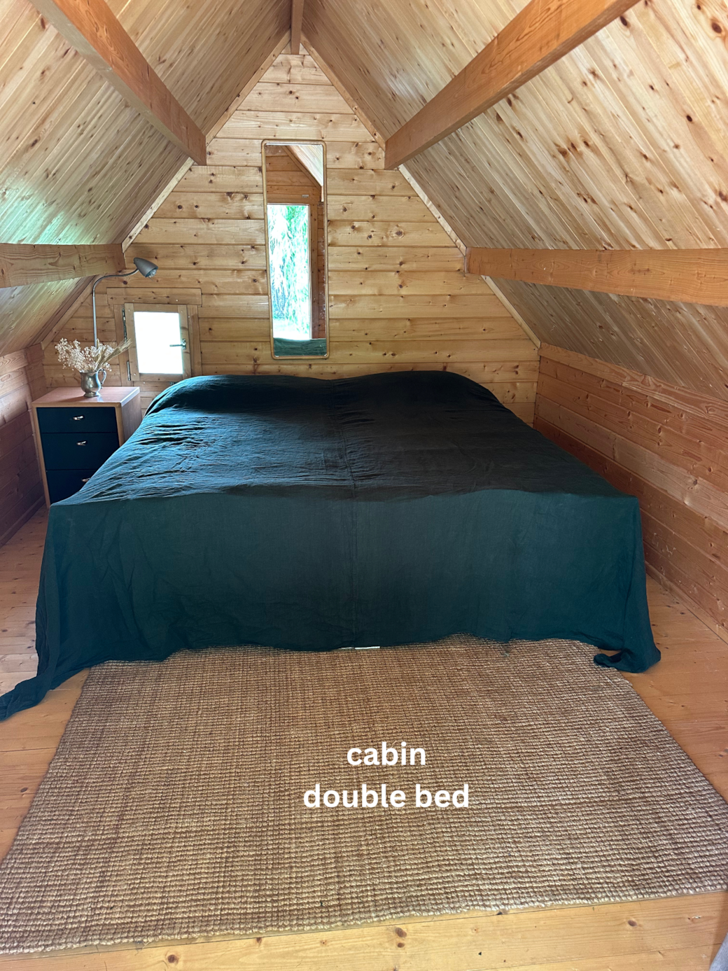 Cabin double bed