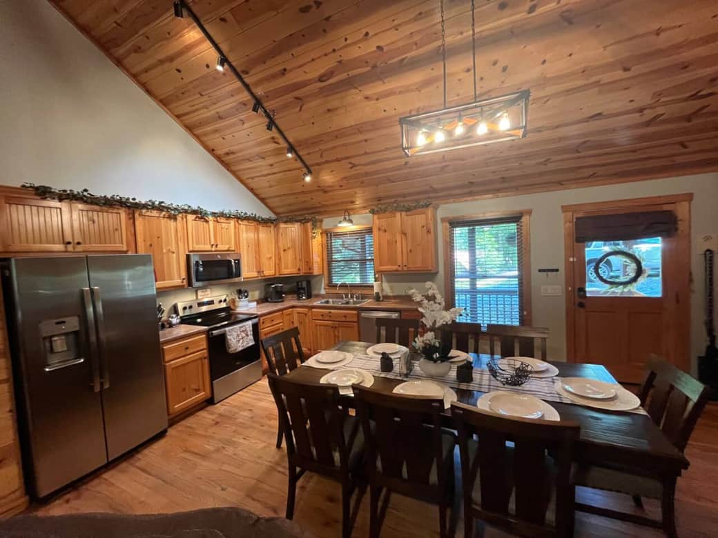 Fully stocked kitchen
