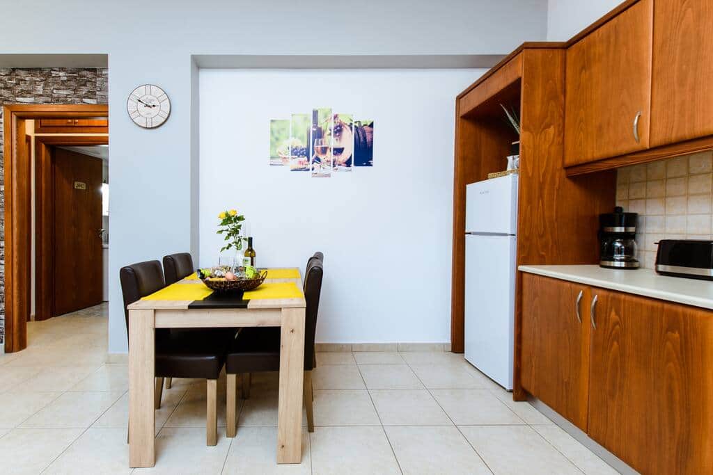 Dining place and kitchen