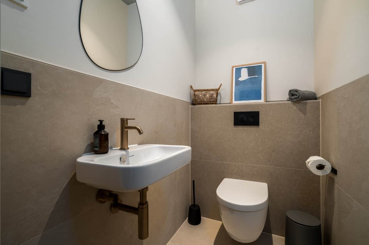 Gäste-WC im Erdgeschoss