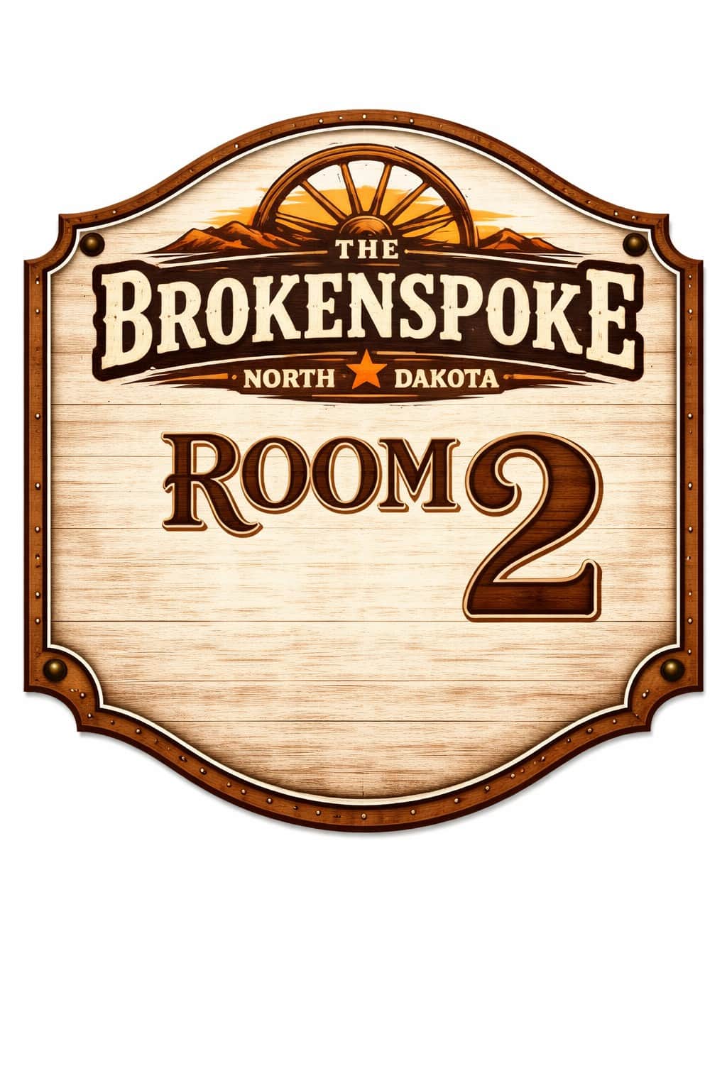 Room 2 sign
