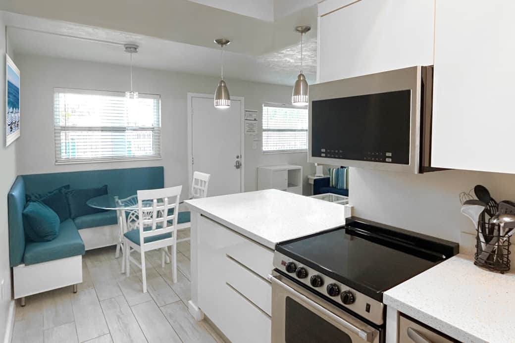Beautiful quartz breakfast bar