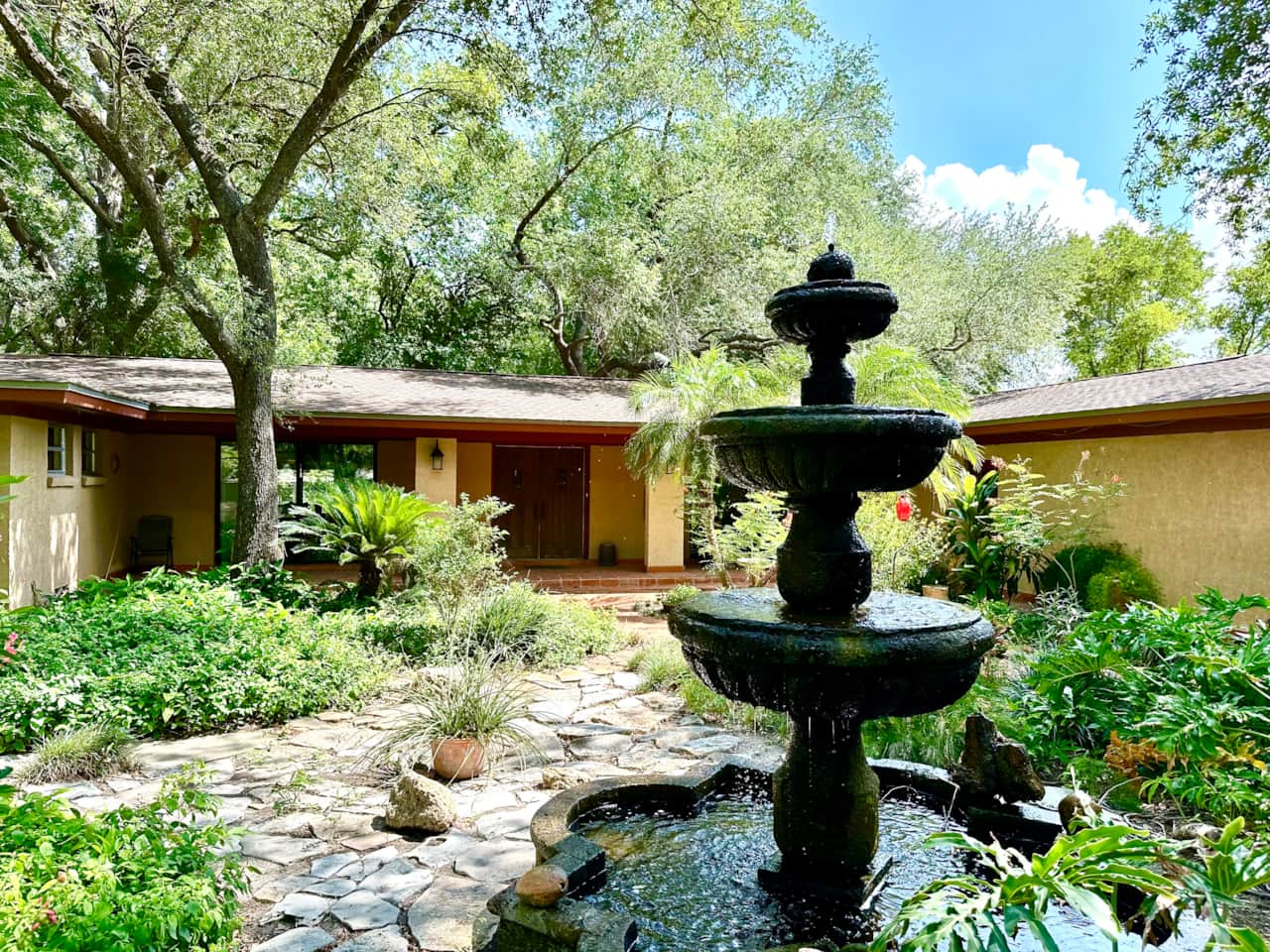 Exterior courtyard