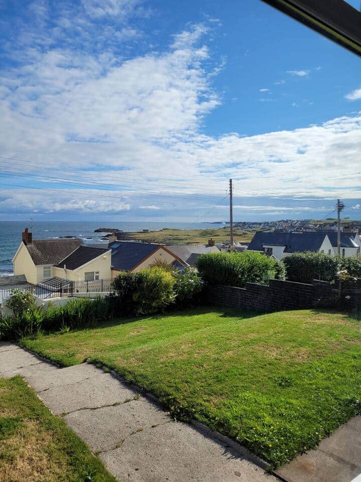 Large garden both at front and back plus a gated hard area down one side of the house.