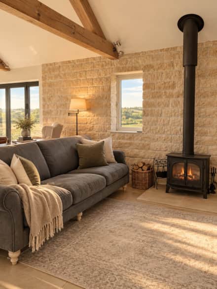 A quiet interior corner at The Cotswold Barn