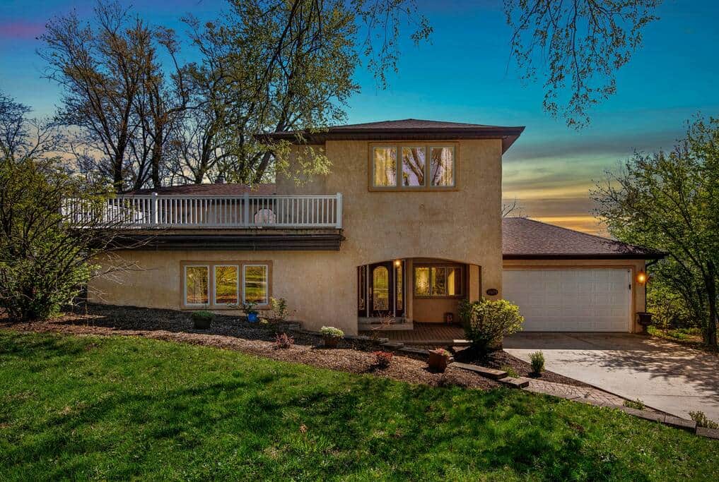 Picturesque home is on a dead-end quiet street