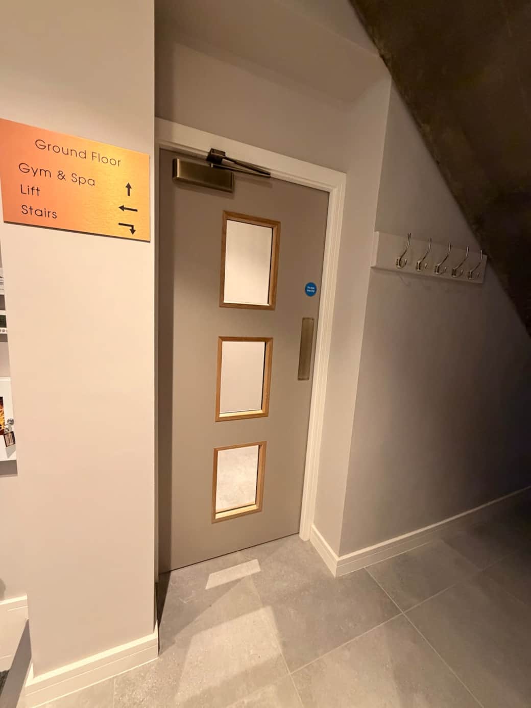 Entrance to Spa and Gym on Ground Floor Entrance to Spa and Gym on Ground Floor