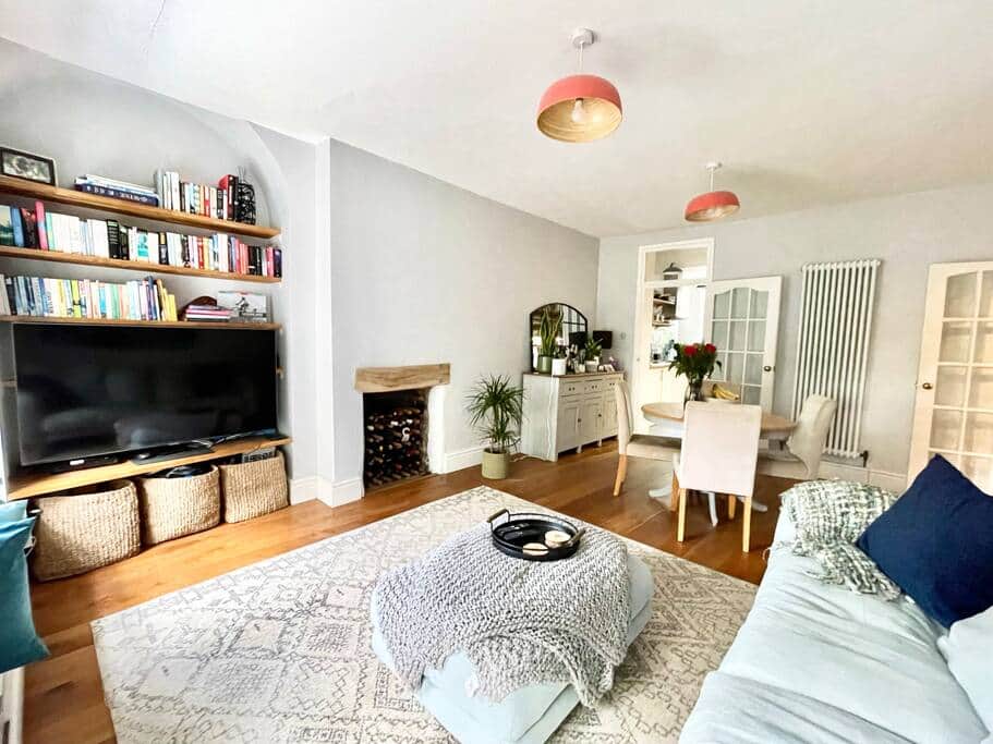 Living room with Smart TV