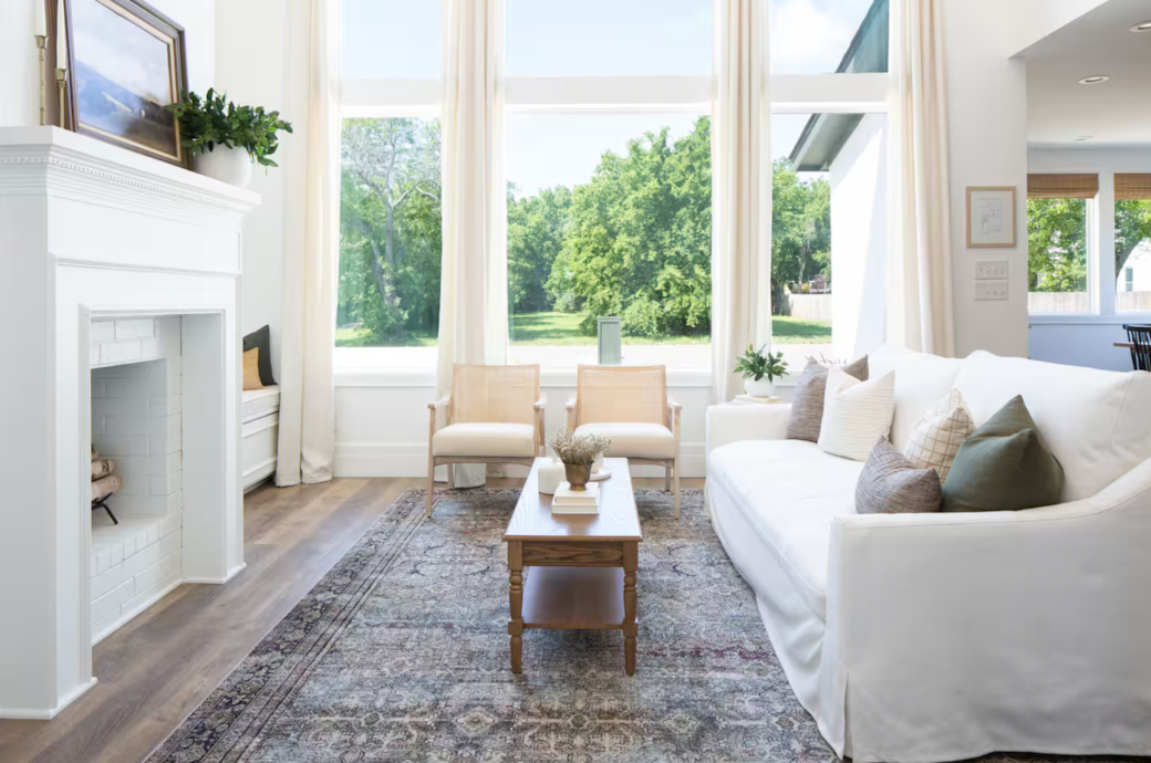 Living Room: expansive, sun-drenched living room is the perfect setting for making memories
