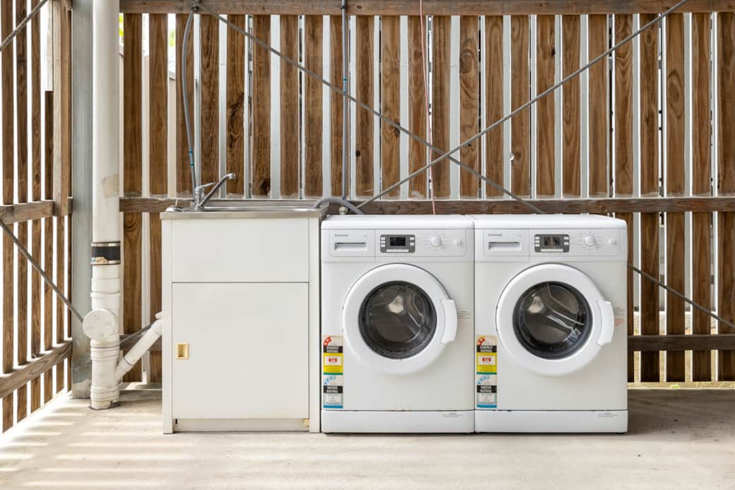 Shared Laundry Area: Washer available for convenient laundry needs