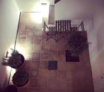 The internal courtyard...