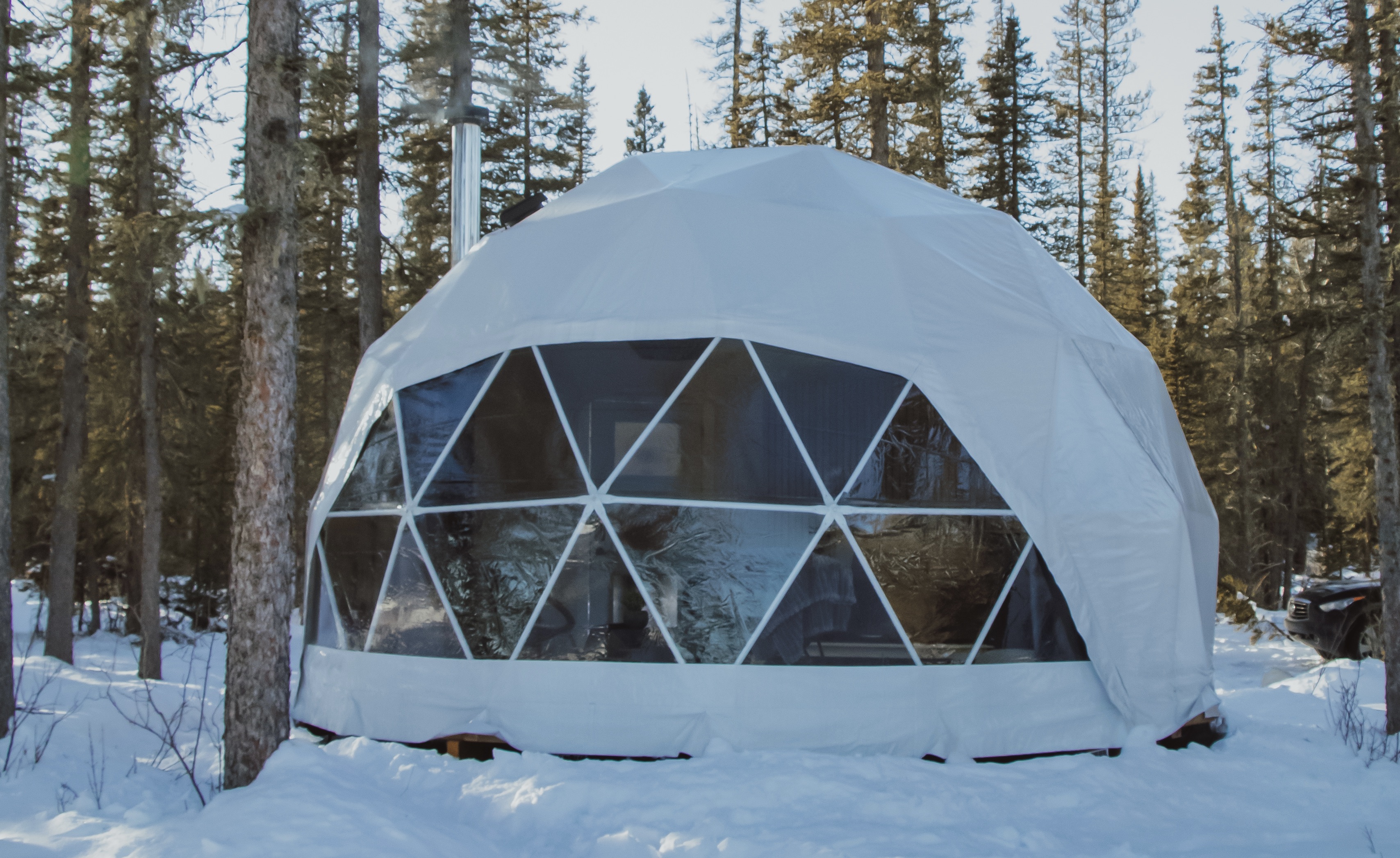 Tranquil Riverside Dome (Nordic) - Vacation Home in Bragg Creek