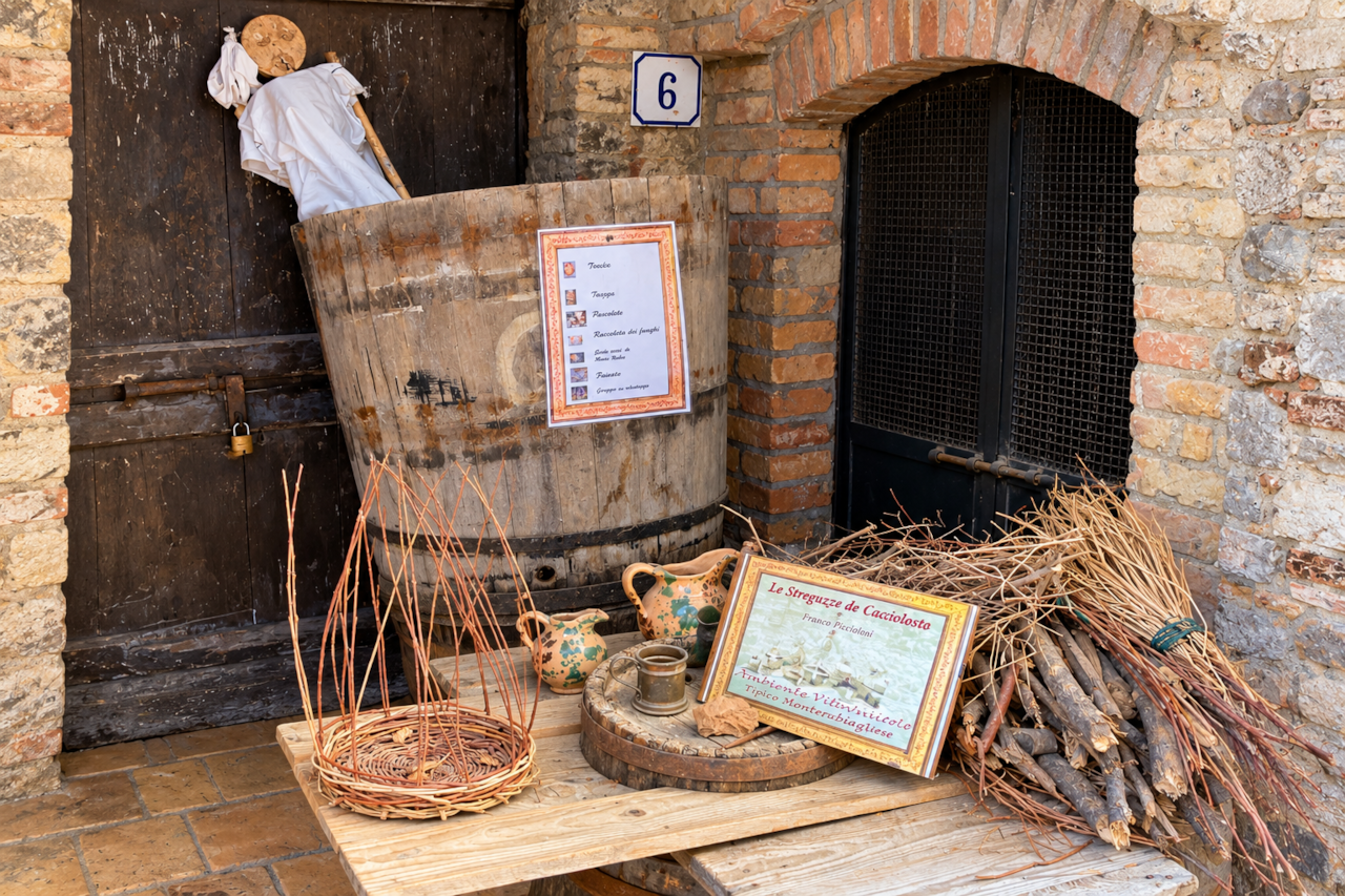 Monterubiaglio Winery Heritage Display
