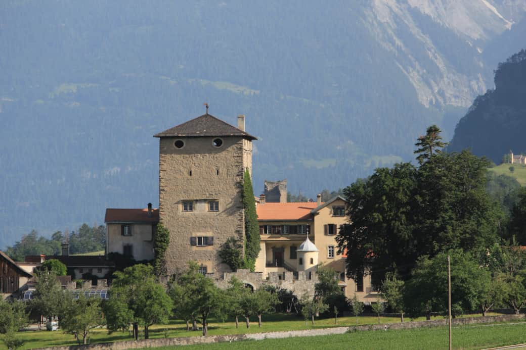 Castillo de Rietberg en verano