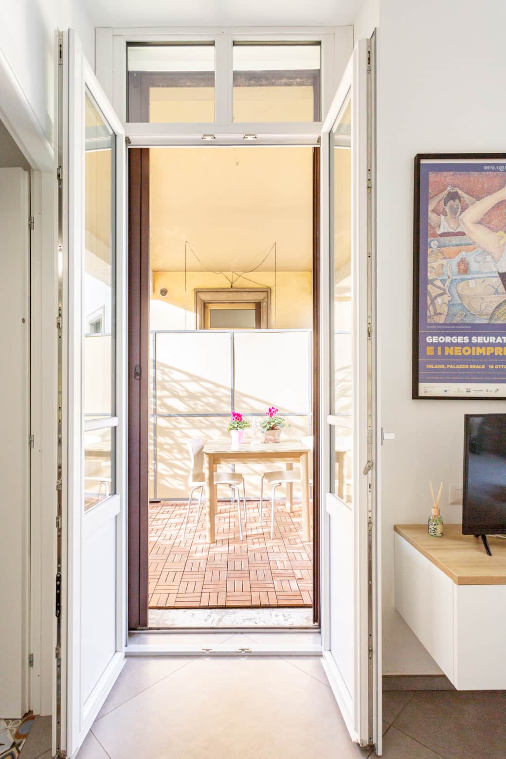 Porta sulla terrazza Porta sulla terrazza