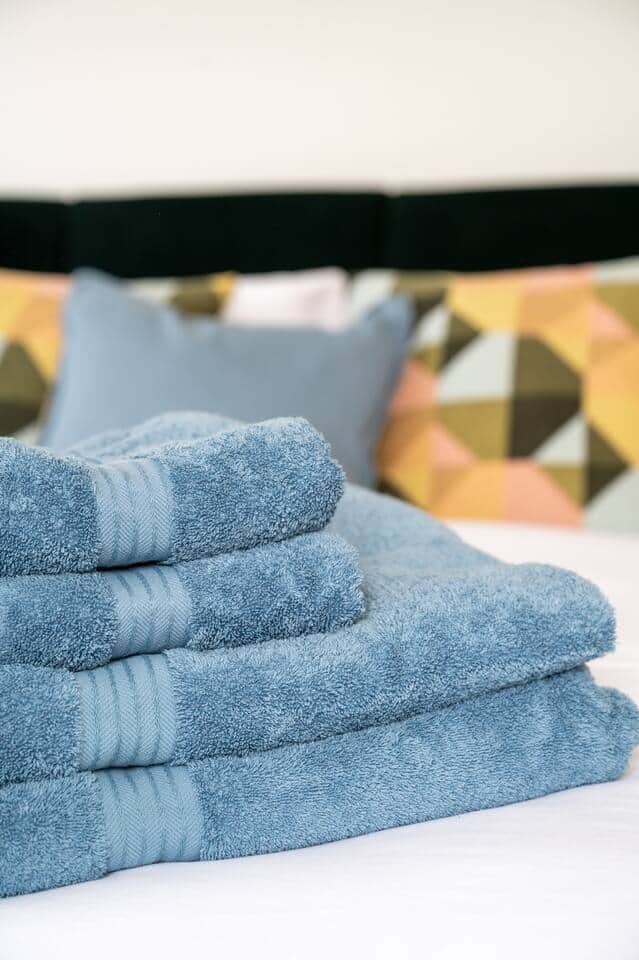 lovely and soft large bath sheets and hand towels 