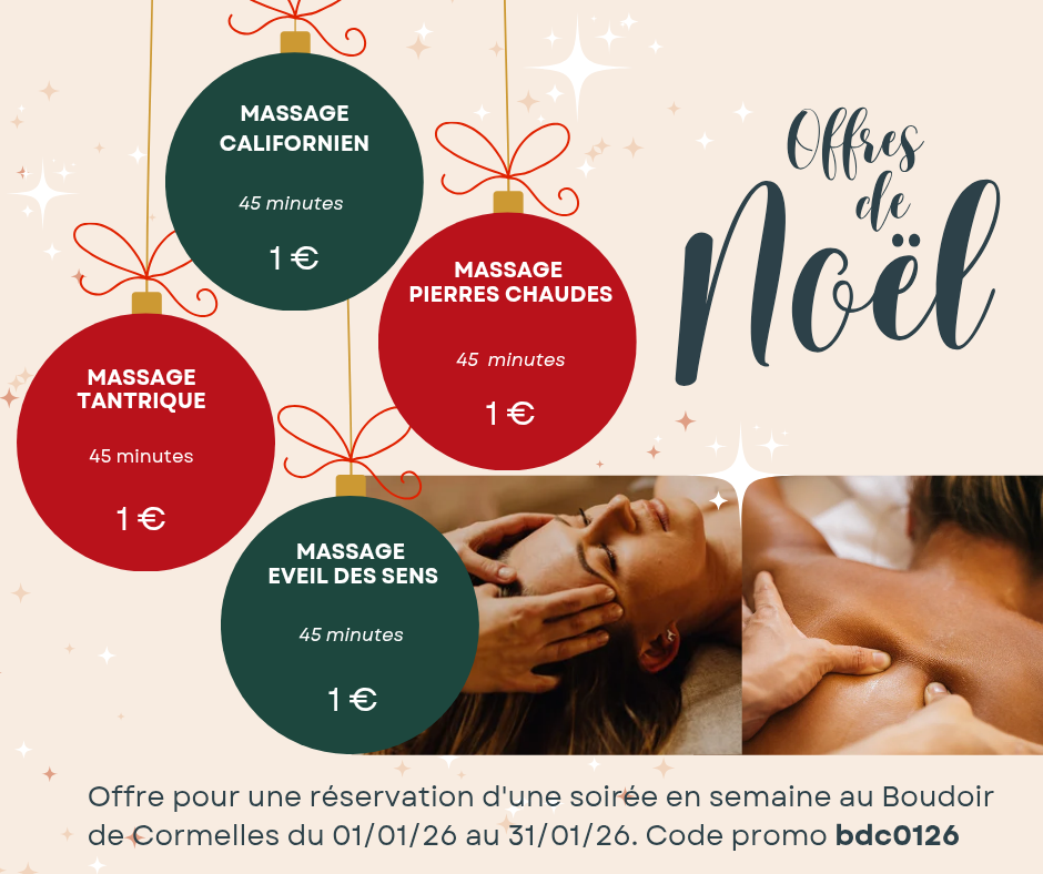 Offre noel Le Boudoir de Cormelles