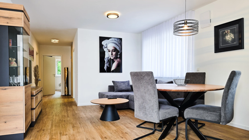 Frensdorf apartments a4 essbereich wohnbereich flur