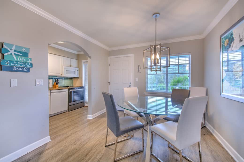 dining area with ample natural light