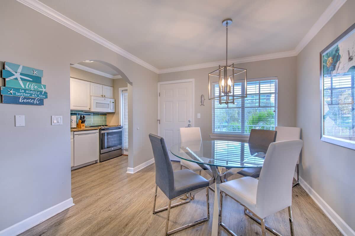 dining area with ample natural light