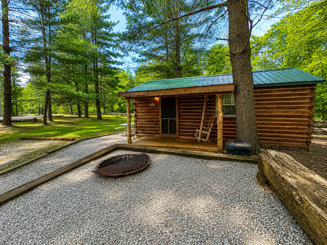 Exterior of Evergreen Cottage