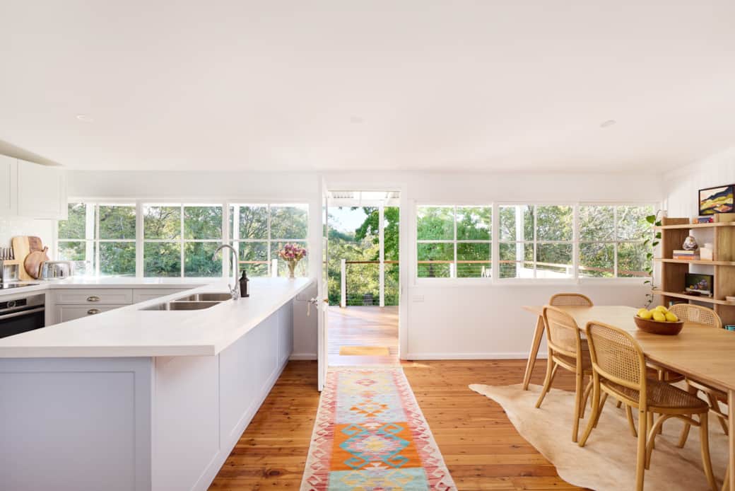 Kitchen and Dining Outlook - Enjoy expansive views out to the garden from the kitchen and dining Kitchen and Dining Outlook - Enjoy expansive views out to the garden from the kitchen and dining