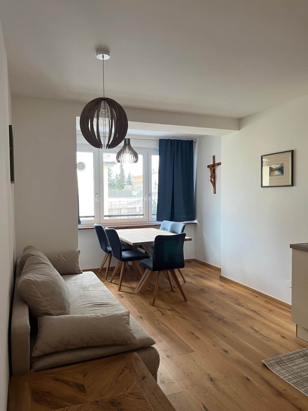 Kitchen and dining area