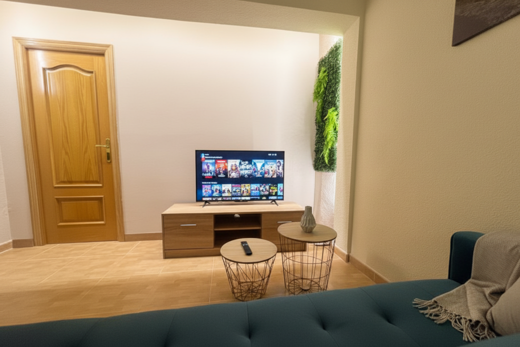 Cozy Living Room with TV