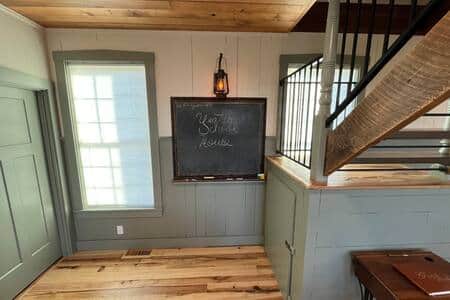 Historic one-piece slate chalkboard