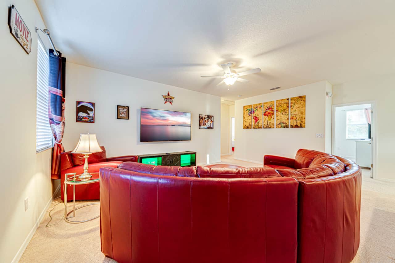 NEW Movie Theatre Style Loft, with LED Media Wall, Xbox One console and controllers for family nights