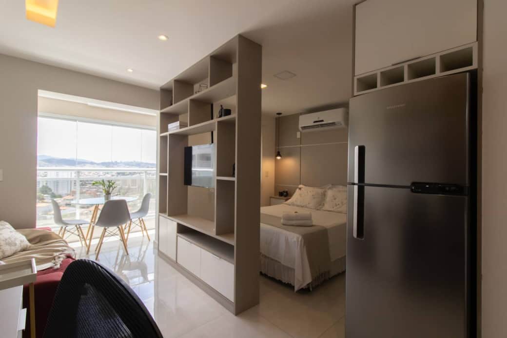 Visão sala e quarto