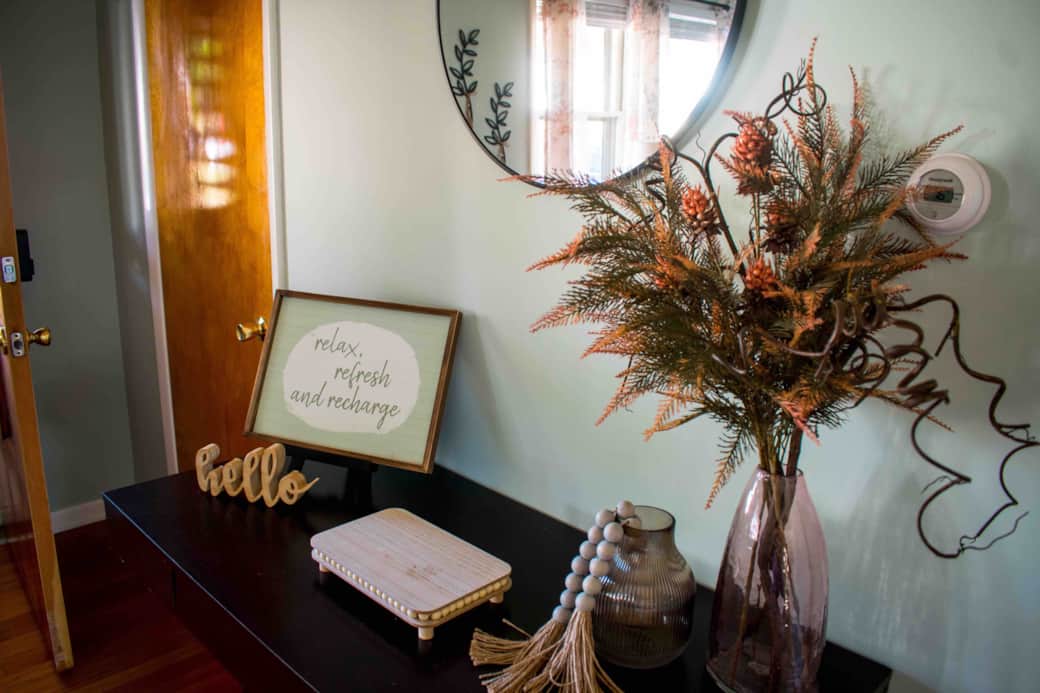 Step inside and be greeted by our charming welcome table - your first stop to a stress free stay