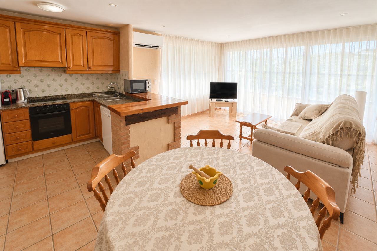Salón - cocina - La Barbacoa
