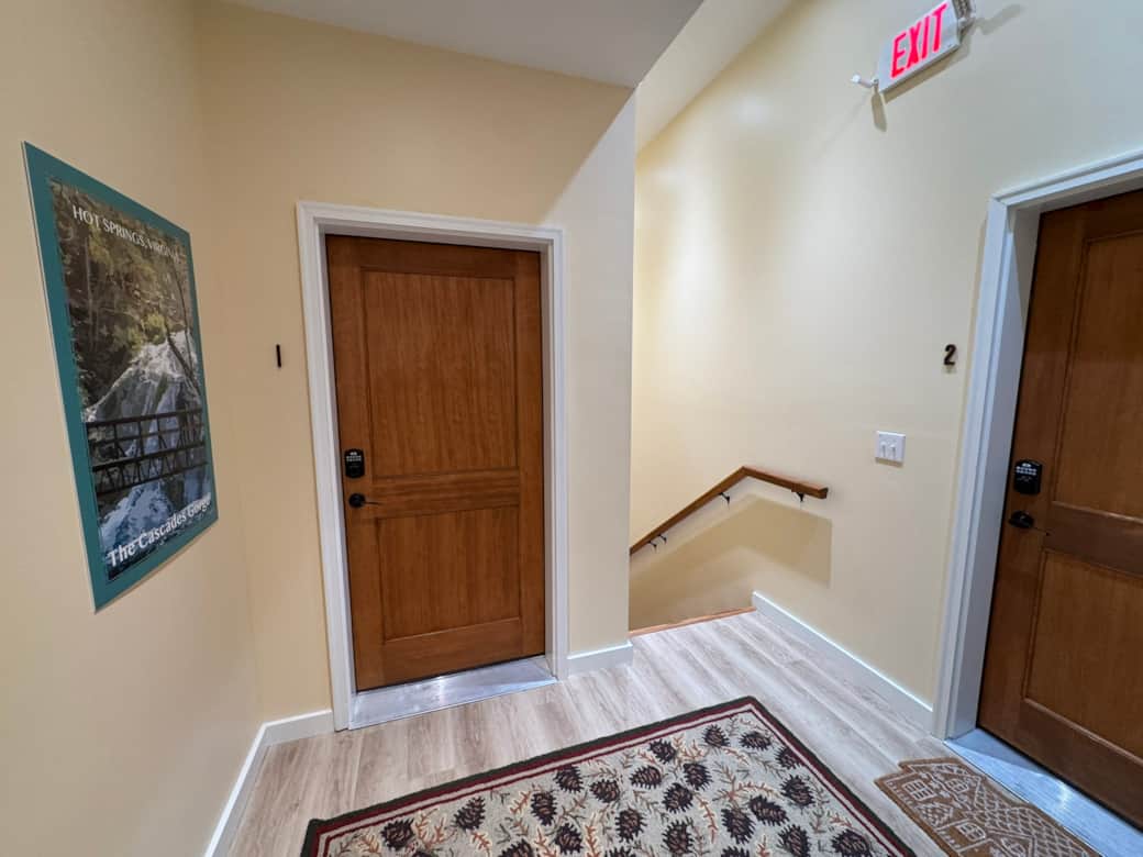 Apt. 1 Entrance & Front Stairway