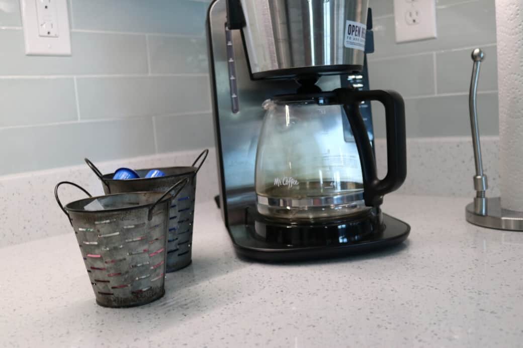 A little coffee bar.