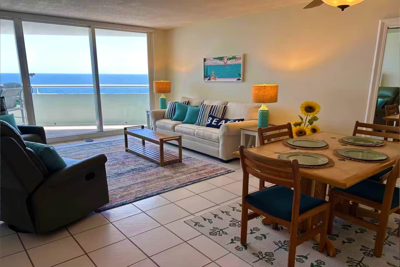 Perdido Sun Resort Unit 1012 Living Room with a View