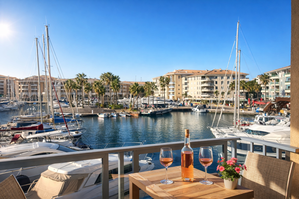 vue sur Port Fréjès vue sur Port Fréjès