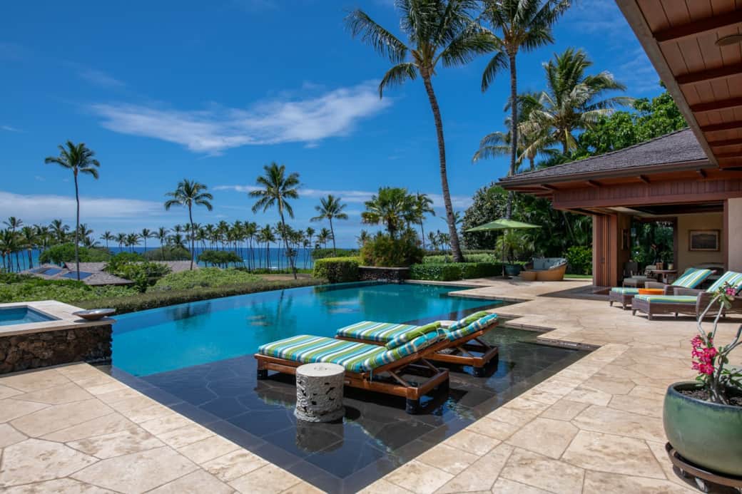 Oceanview from private pool