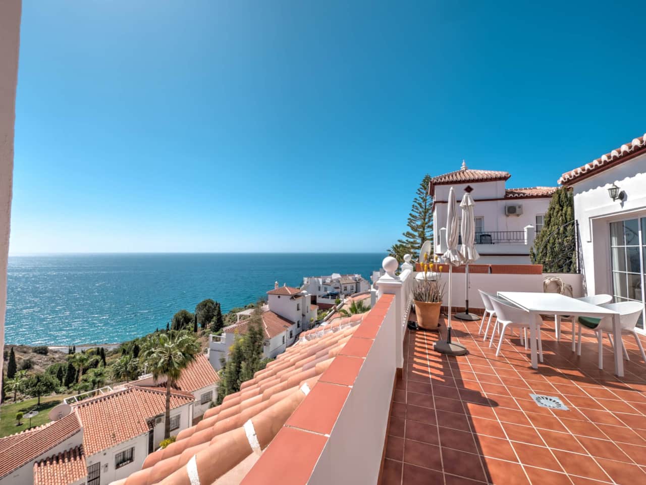 The terrace with amazing view