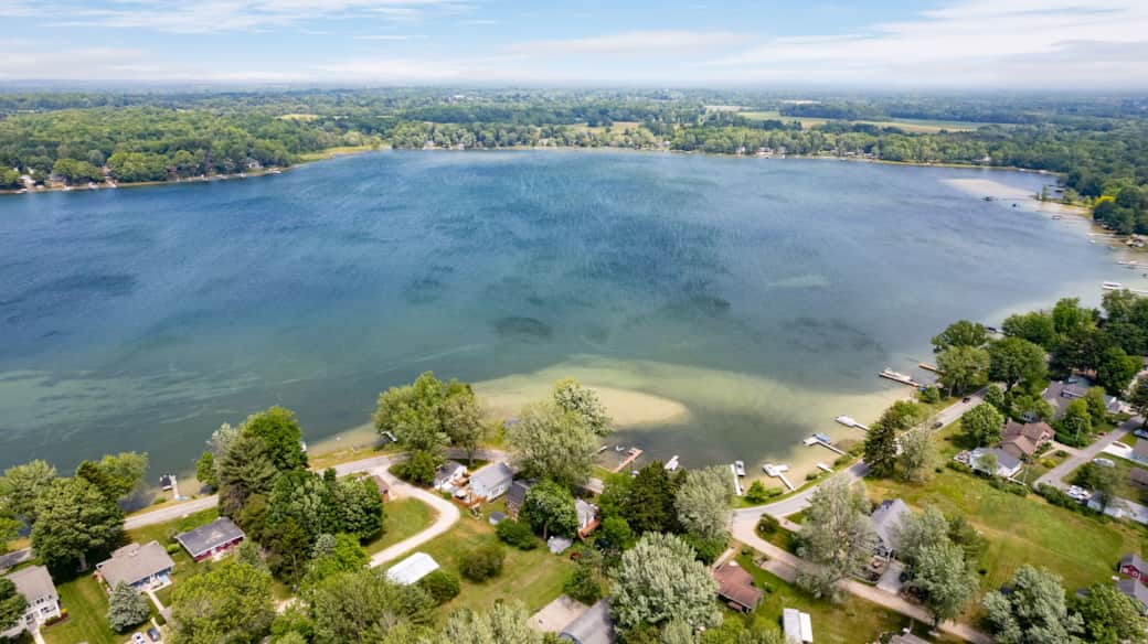 Hutchins Lake is a 375-acre all sports lake