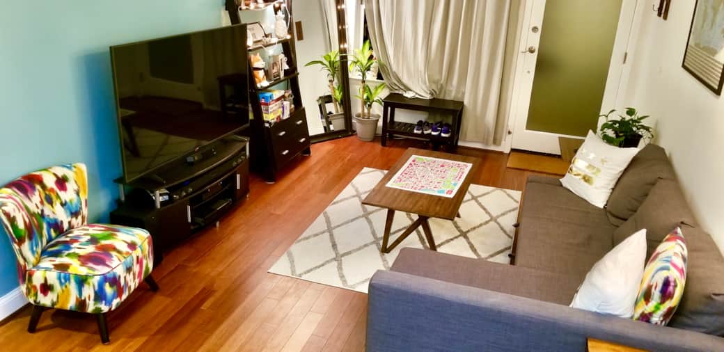 Get cozy in the living room!
