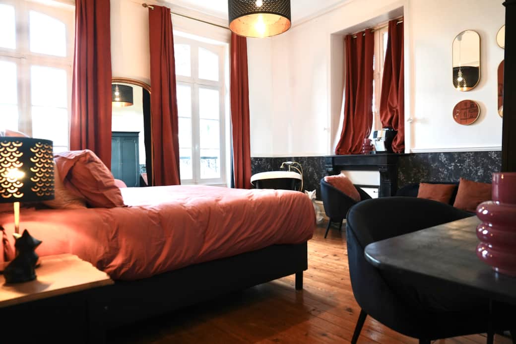 Chambre - Tanière de Terra - Domaine des Monts de la Baie